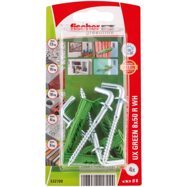 UX 8x50 R WH Zelena K NV TIPLA