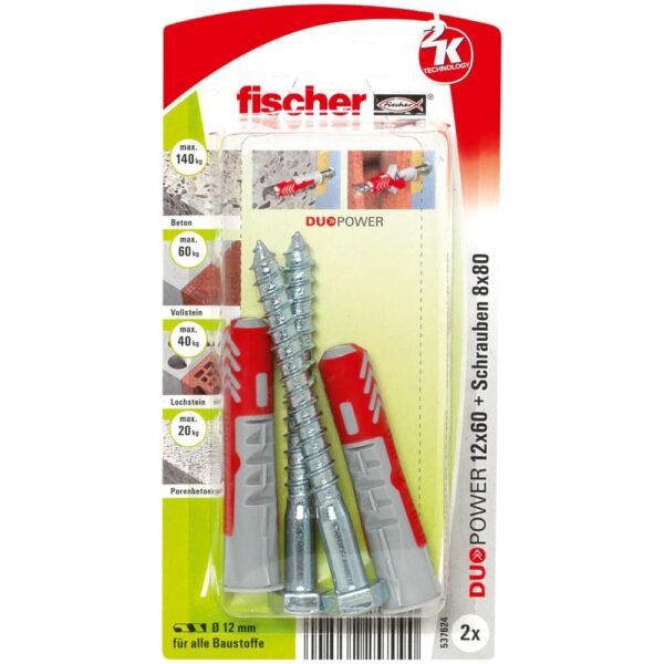 Duopower 12x60 s k de tipla/vijak