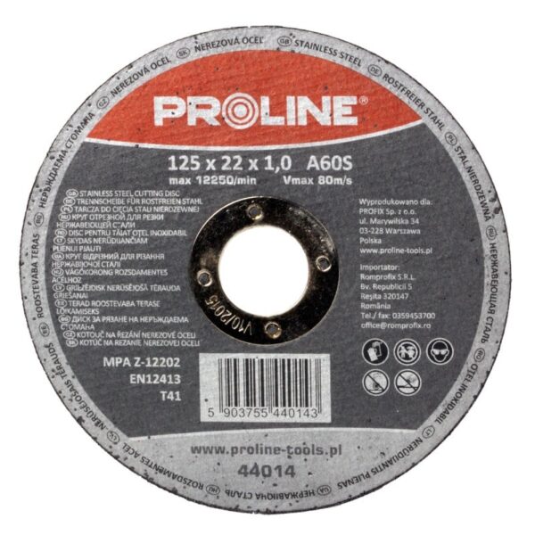 DISK REZNI ZA REZANJE NEHRĐAJUĆEG ČELIKA T41, 400X PROFIX 44040