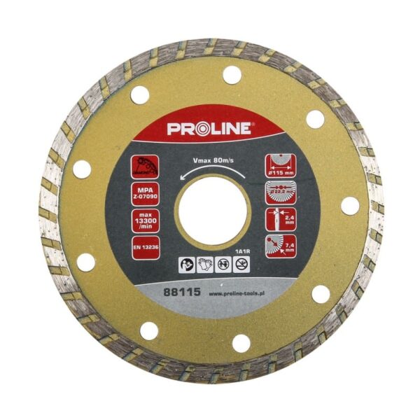 REZANJE SEGMENTIRANOG DIJAMANSKOG DISKA 180 MM PROFIX 86103