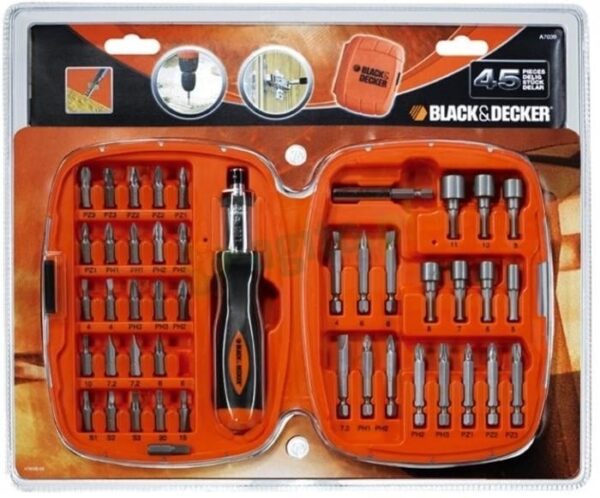 45-DIJELNI SET NASTAVAKA Black&Decker A7039