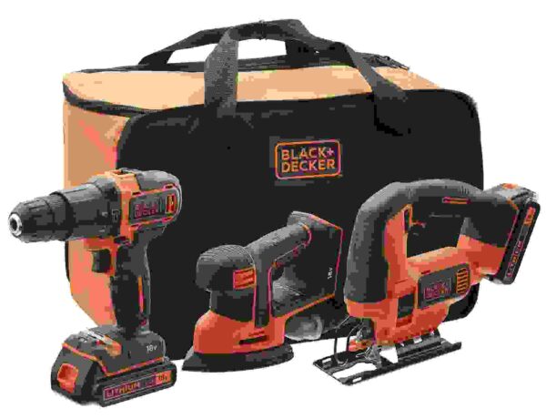 AKU SET UDARNA BUŠILICA,UBODNA PILA I BRUSILICA Black&Decker BCK31S1S