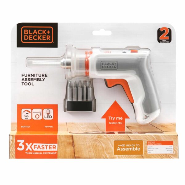 AKU ODVIJAČ 3,6 V + DODATKI Black&Decker BCRTA01