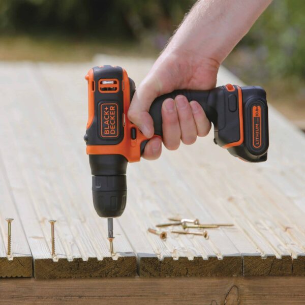 BLACK+DECKER AKU BUŠILICA/ODVIJAČ 10,8V 1,5Ah