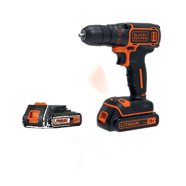 AKU ODVIJAČ 18V 1,5 Ah Black&Decker BDCDC18B