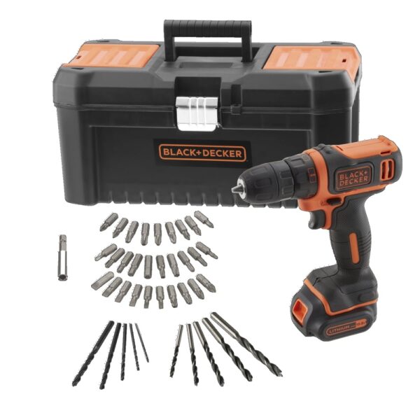 AKU BUŠILICA/ODVIJAČ 10,8V 1,5 Ah V KOVČKU Black&Decker BDCDD121KA