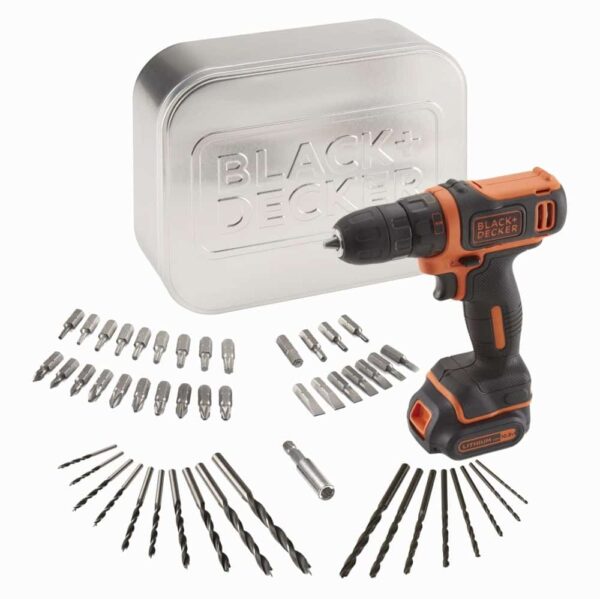 AKU BUŠILICA/ODVIJAČ 10,8 V 1,5 Ah Black&Decker BDCDD12AT