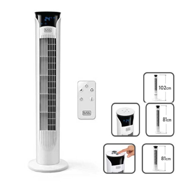 STOLNI VENTILATOR 45 W 81 CM Black&Decker BXEFT48E