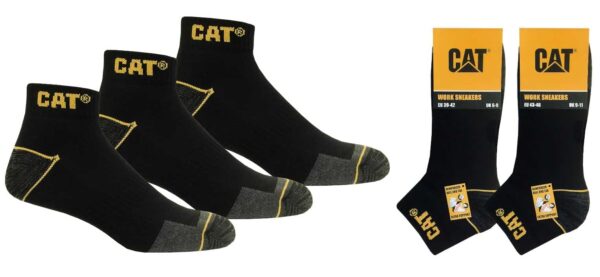 MUŠKE ČARAPE CRNE 39/42 3 PARA CAT CAT ZCM0508