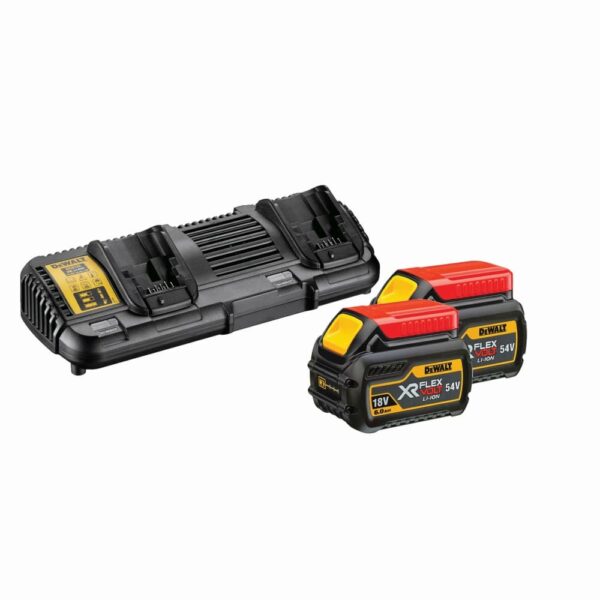 SET DUPLI PUNJAČ I 2 BATERIJE Dewalt DCB132T2