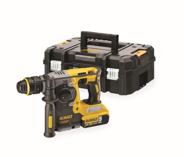 DEWALT KOMBINIRANI ČEKIĆ 18V 2X5,0Ah XR LI-ION UNJAČ, TSTACK KOVČEGDeWalt XR 3 brzinski kombinira Dewalt DCH273P2T