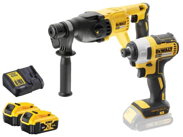 SET AKU ALATA V TSTAK 4,0Ah 18V Dewalt DCK2023M2T
