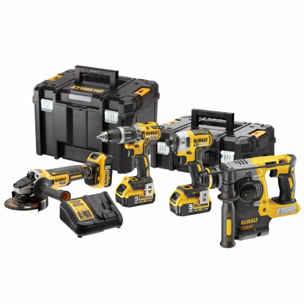KOMPLET ALATA OD 4 KOMADA 18 V, BATERIJE 3X 5,0 Ah Dewalt DCK422P3
