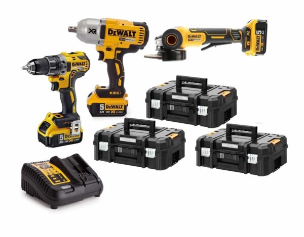 3-DIJELNI AKU 18 V SET SA 3-KLJUČNIM ALATIMA Dewalt DCKM009
