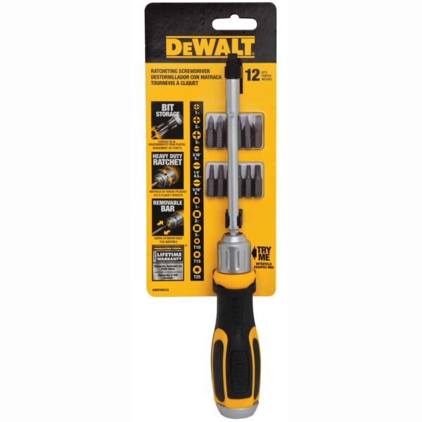 ODVIJAČ RAČNA SA 12 NASTAVCI Dewalt DWHT69233-0