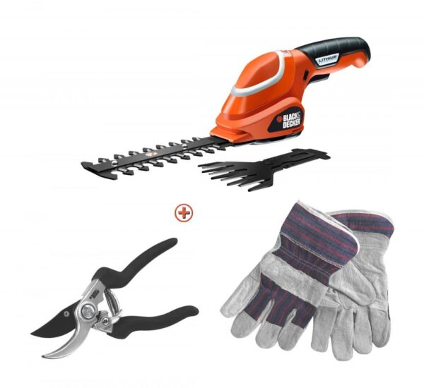 BLACK+DECKER ŠKARE ZA ŽIVICU I UKRASNO GRMLJE 7,2V