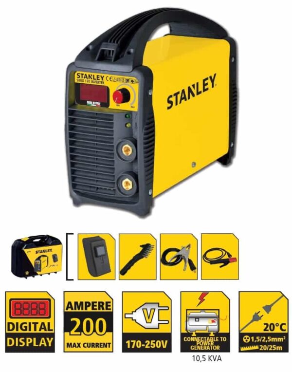 APARAT ZA ZAVARIVANJE 230V, 50-60HZ Stanley SIRIO210