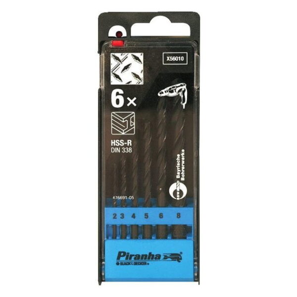 GARNITURA SVRDLA HSS 2-8 6 KOM Black&Decker X56010