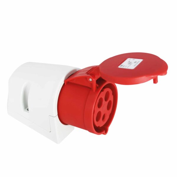 COMMEL UTIČNICA CEE 63A 400V5p IP44 NADGRADNA