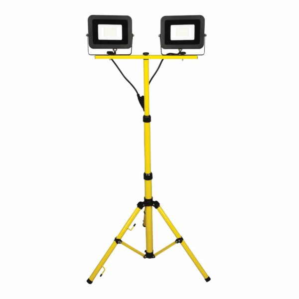 COMMEL LED REFLEKTOR NA STATIVU 2X30W 6500K S KABELOM 2,5M
