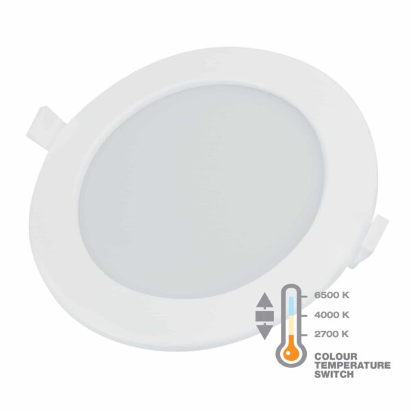 COMMEL LED PANEL 12W OKRUGLI UGRADBENI,CCT SKLOPKA
