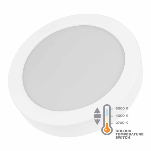 COMMEL LED PANEL 18W OKRUGLI NADGRADNI, CCT SKLOPKA