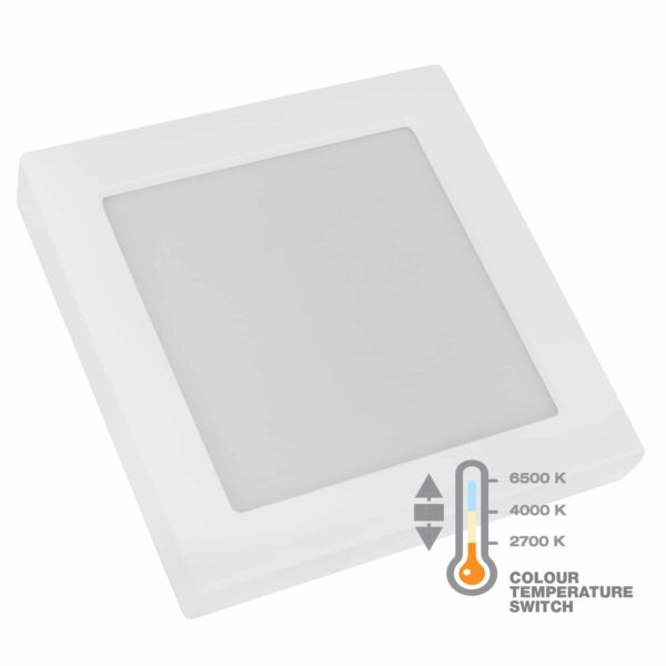 COMMEL LED PANEL 18W KVADRATNI NADGRADNI,CCT SKLOPKA