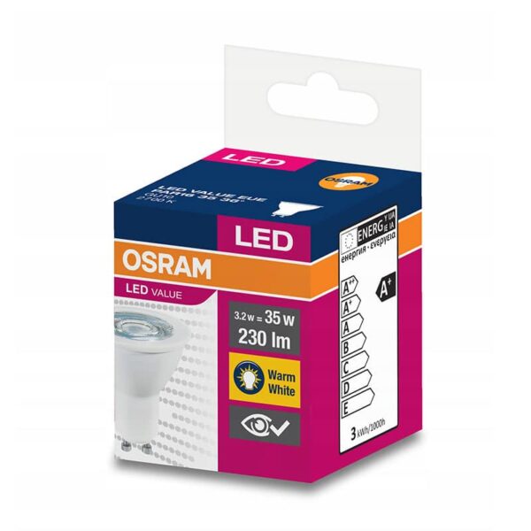 OSRAM LED Žarulja Value PAR16 35 36 3,2W/827 GU10