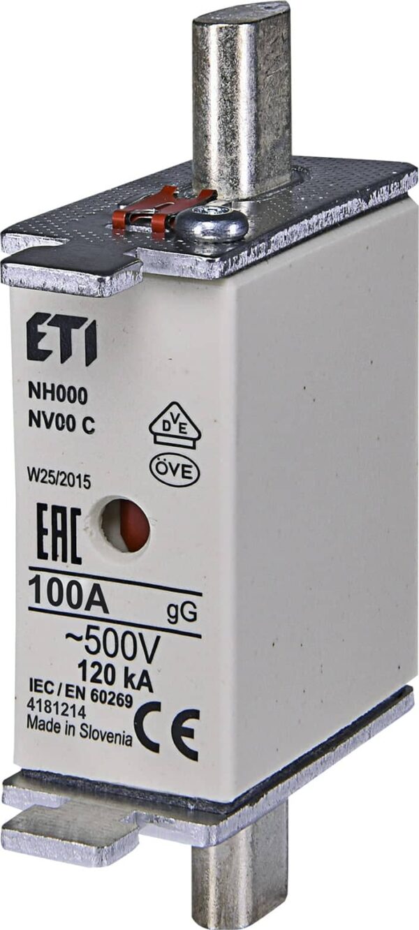 ETI NVO NH000 gG 100A/500V