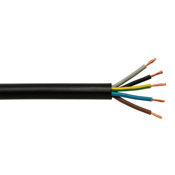 Kabel  H05RR-F  5G1,5  mm2