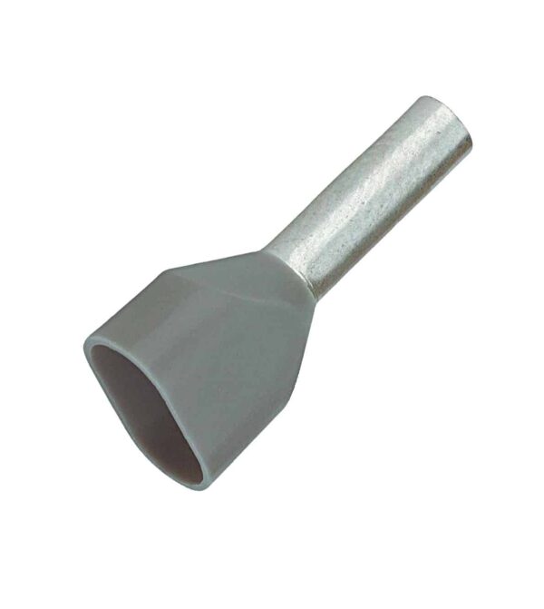 HAUPA Tuljak izolirani dvostruki SIVI 0,75qmm/8mm 100/1