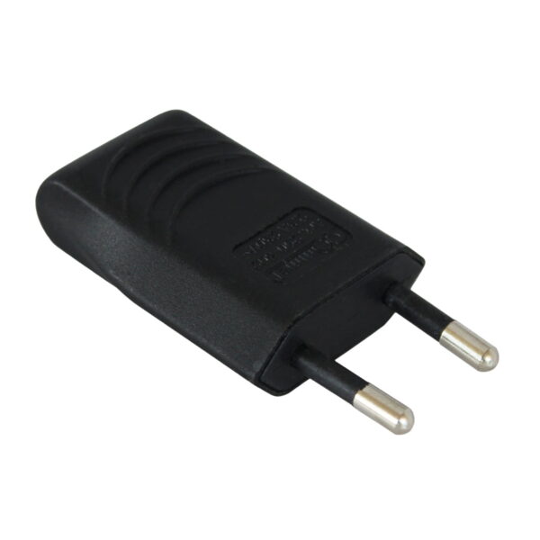 Commel Utikač EURO 2,5 A 250 V~, crni