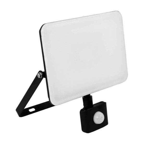 Commel LED reflektor sa senzorom i quick konektorom, 50W, 4000 K (neutralno bijela boja svjetla), 1x5400 lm, 25.000, IP44 crni