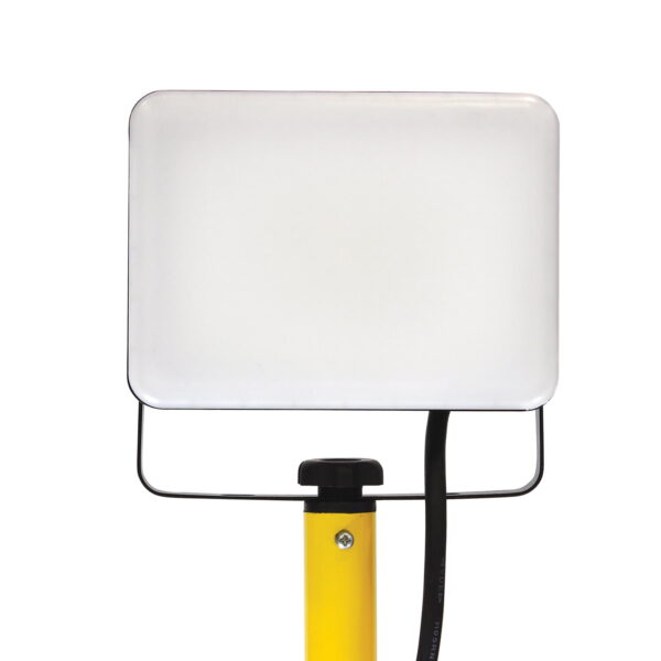 Commel LED reflektor na stativu, 30 W, 6500 K (hladno bijela boja svjetla), IP44, 1 x 3200 lm, 25 000 h, crni / žuti stativ