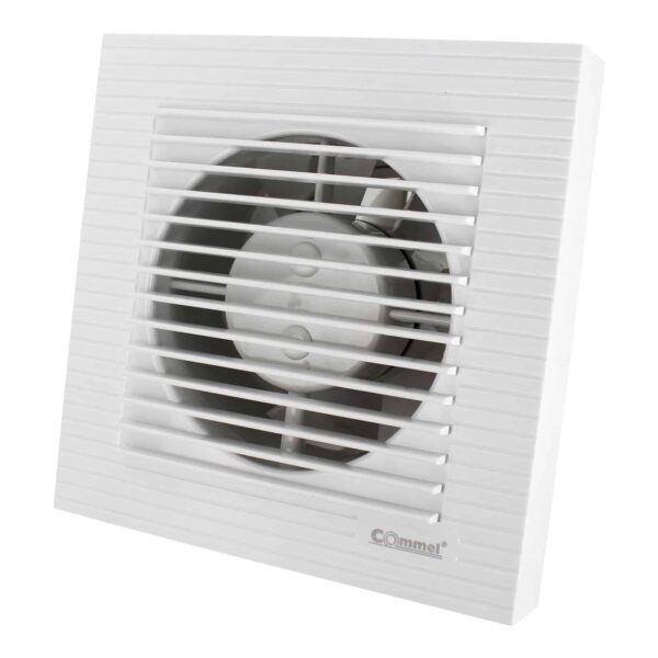 Commel Ventilator 220 V,50 Hz, 16 W, 240 m³/h ,34 db, fi 118mm
sa integriranom dvokrilnom zaklopkom