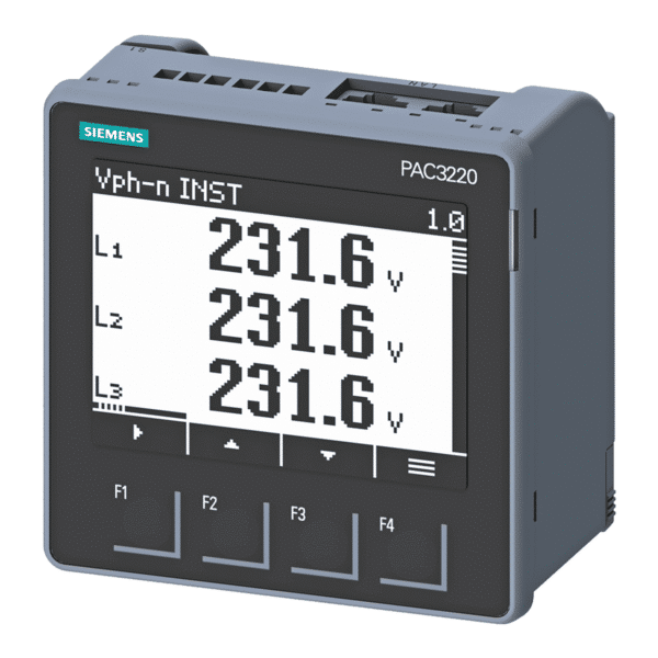 SENTRON PAC3220 LCD 96X96 mm upravljačka ploča za nadzor napajanja