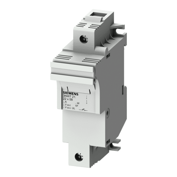SENTRON, Nosač cilindričnih osigurača, 22 x 58 mm, 1-polni, u: 100 A, UN AC: 690 V