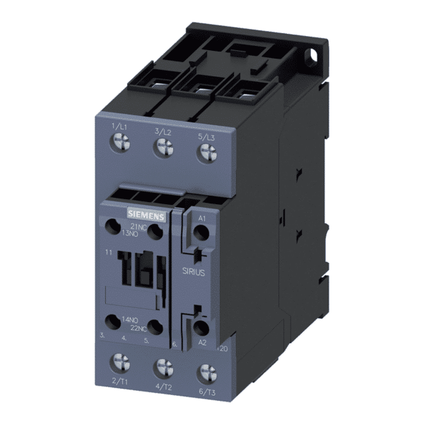 Kontaktor, AC-3e, 80 A/37 kW/400 V, 3-polni, 20-33 V AC/DC, 1 NO+1 NC