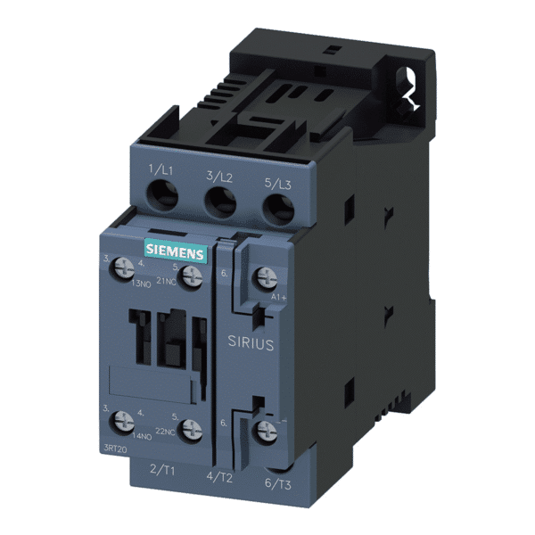 Kontaktor, AC-3e, 25 A/11 kW/400 V, 3-polni, 24 V DC, 1 NO+1 NC