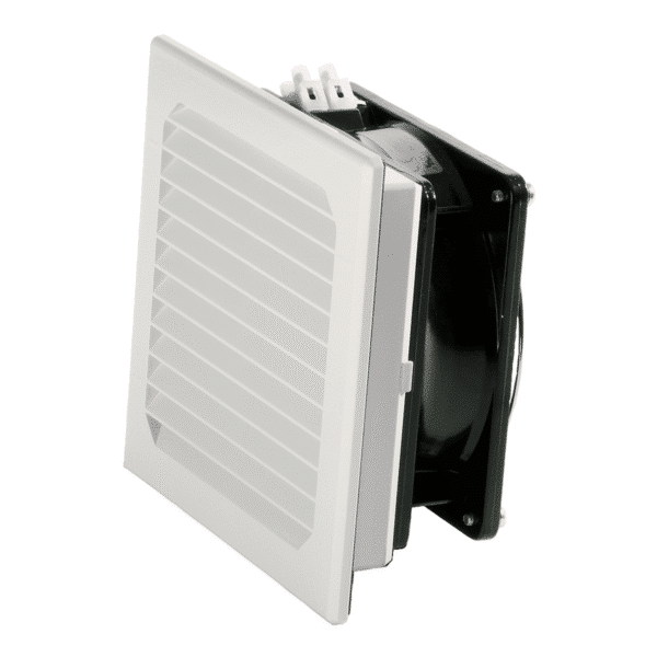 Ventilator sa filterom, Izrez: W: 125 mm, H: 125 mm, RAL 7035, IP54